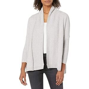 Jack by BB Dakota Chenille Open Cardigan Toffee Metallic Thread Women Sz XS